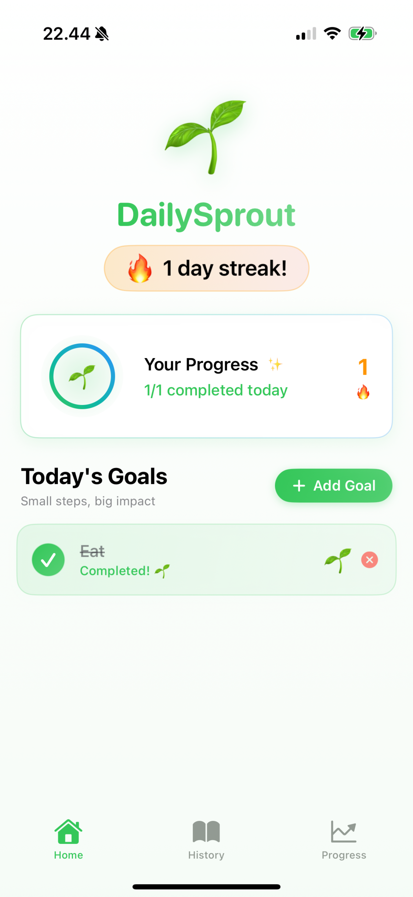 DailySprouts Screenshot 1